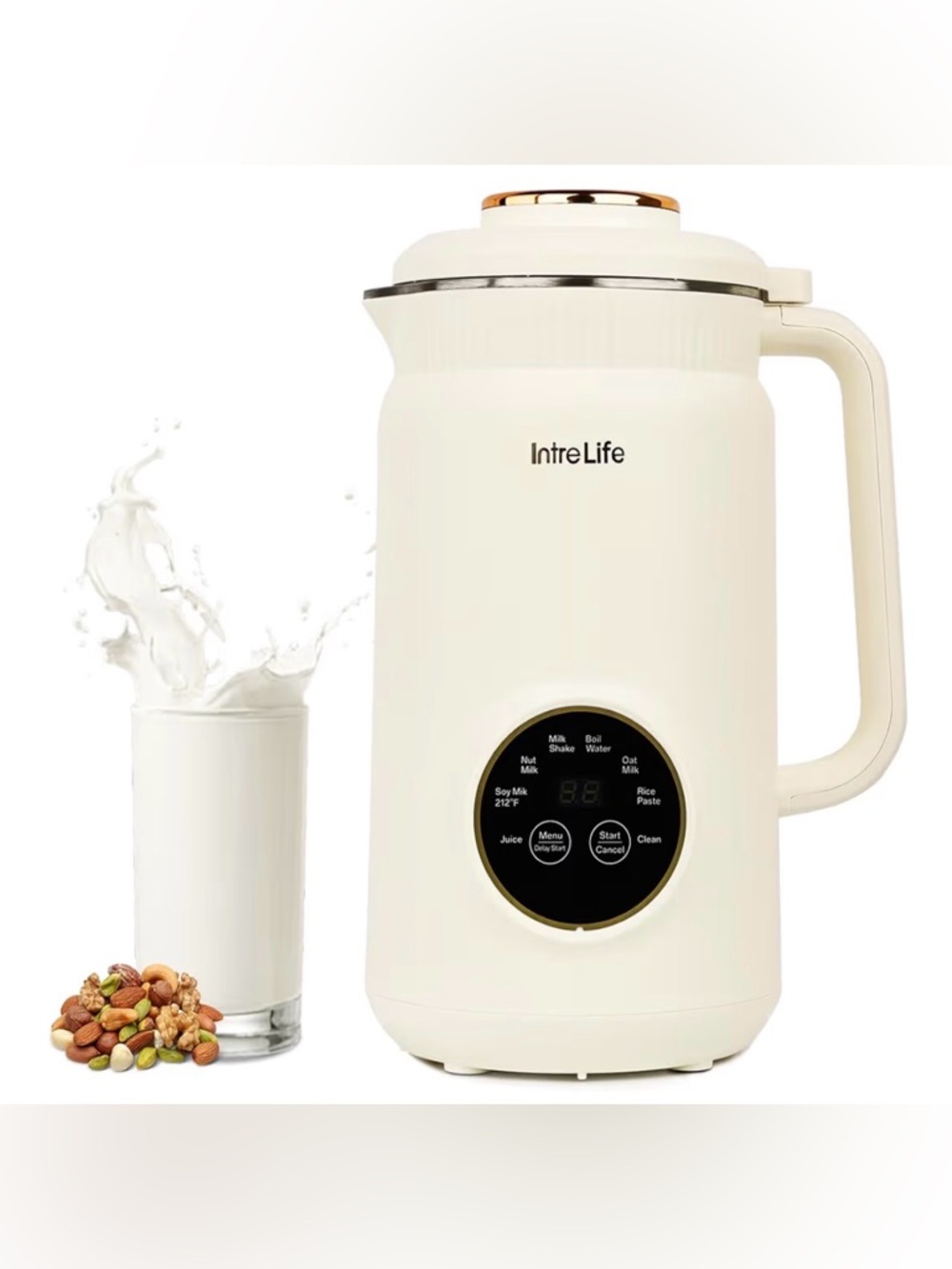 IntreLife Electric 34 oz Nut Milk Maker Machine, 8 in 1 - Picture 1 of 11